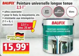 Norma BAUFIX Peinture universelle longue tenue offre