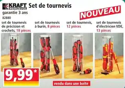 Norma KRAFT Set de tournevis offre