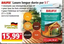 Norma BAUFIX Lasure longue durée pur offre