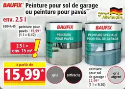 Norma BAUFIX Peinture pour sol de garage ou peinture pour pavés offre