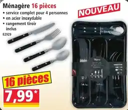 Norma Ménagère 16 pièces offre