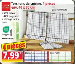 Norma CASA ROYALE Torchons de cuisine offre