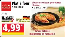 Norma CASA ROYALE Plat à four offre