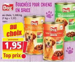 Norma Dog Bouchées pour chiens en sauce offre