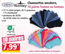 Norma Ronley Chaussettes sneakers offre