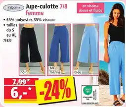 Norma ElleNor Jupe-culotte 7/8 femme offre