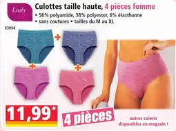 Norma Lady Life Culottes taille haute offre