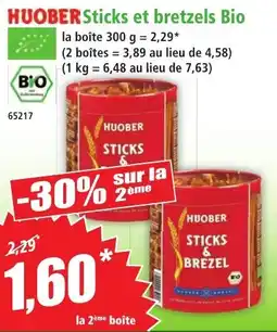 Norma HUOBER Sticks et bretzels Bio offre
