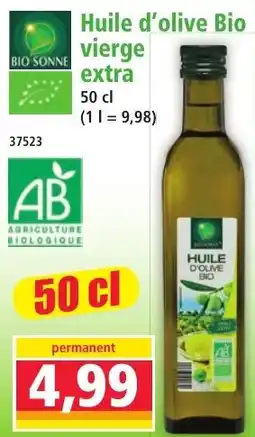 Norma BIO SONNE Huile d'olive Bio vierge extra offre