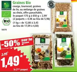 Norma BIO SONNE Graines Bio offre