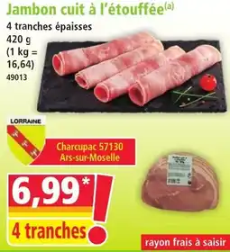Norma Jambon cuit à l'étouffée offre