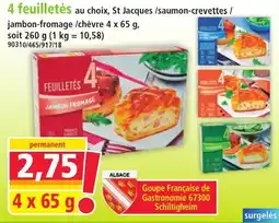 Norma Feuilletés Jambon Fromage offre