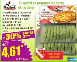 Norma Kauffer's Galettes pommes de terre et lardons offre