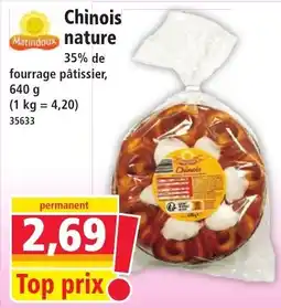 Norma Matindoux Chinois nature offre