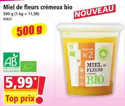 Norma Miel de fleurs crèmeux bio offre