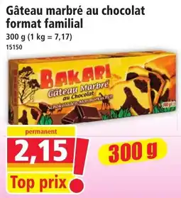 Norma BAKARI Gâteau Marbré au chocolat offre