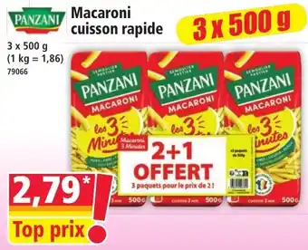 PANZANI Macaroni cuisson rapide