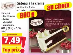 Norma Fürstenklasse Gâteau à la crème offre