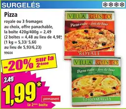 Norma Villa Gusto Pizza offre