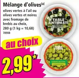 Norma TABLE ANTIPASTI Mélange d'olives offre