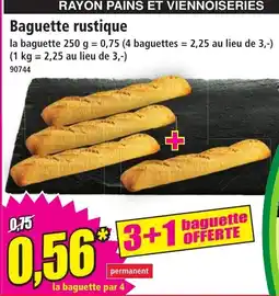 Norma Baguette rustique offre