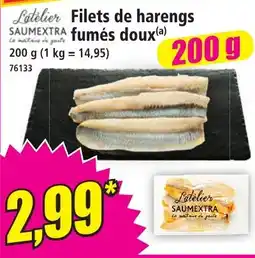 Norma Listelier SAUMEXTTRA Filets de harengs fumés doux offre