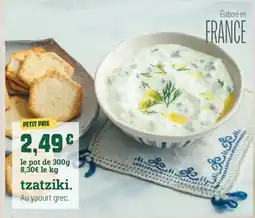 Fresh tzatziki. offre