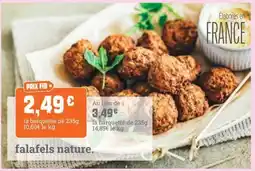 Fresh falafels nature offre