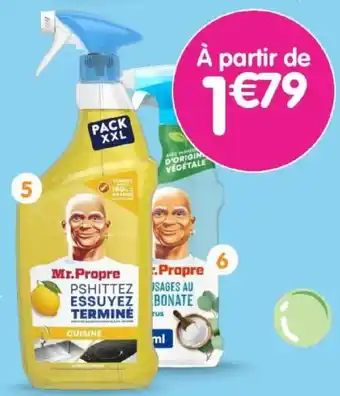 Mr. Propre PSHITTEZ ESSUYEZ TERMINÉ