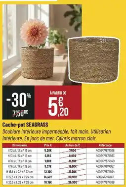 Bricorama Cache-pot SEAGRASS offre