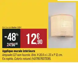 Bricorama Applique murale intérieure offre