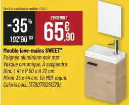 Bricorama Meuble lave-mains SWEET* offre