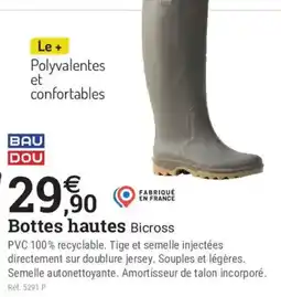 Espace emeraude BAU DOU Bottes hautes Bicross offre