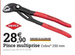 Espace emeraude KNIPEX Pince multiprise Cobra offre