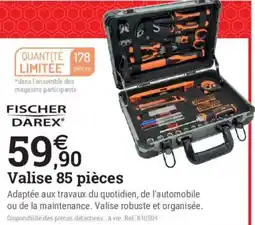 Espace emeraude FISCHER DAREX Valise 85 pièces offre