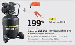 Espace emeraude PROF Compressseur silencieux vertical offre