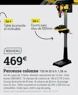 Espace emeraude Perceuse colonne offre