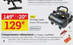 Espace emeraude Profor compresseur silencieux offre
