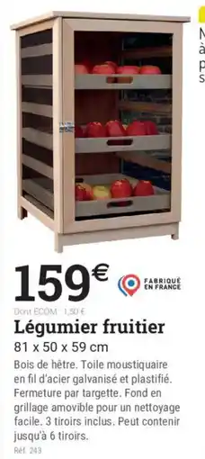Espace emeraude Légumier fruitier offre