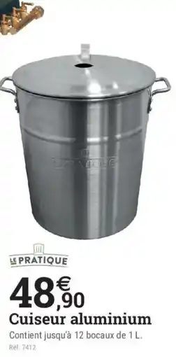 Espace emeraude LE PRATIQUE Cuisseur aluminium offre