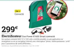 Espace emeraude AMD Électrificateur Duo Power X1600 Smart connecté offre