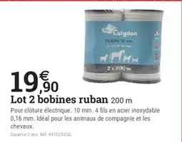 Espace emeraude Calydon ruban offre
