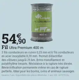 Espace emeraude Calydon Fil Ultra Premium offre