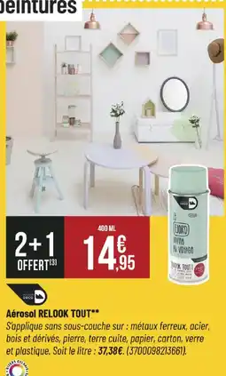 Bricorama Maison deco aérosol relook tout offre