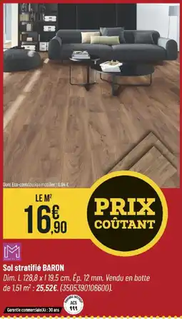 Bricorama BARON Sol stratifié offre