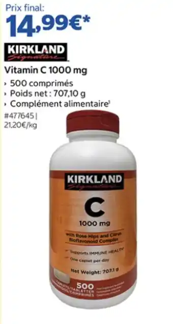 KIRKLAND Signature Vitamin C 1000 mg