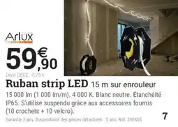 Espace emeraude Arlux Ruban strip LED offre