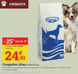 Espace emeraude Croquettes chien Adulte offre