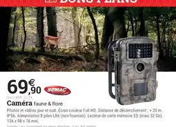 Espace emeraude SEMAC Caméra faune & flore offre