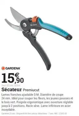 Espace emeraude GARDENA Sécateur Premiucut offre